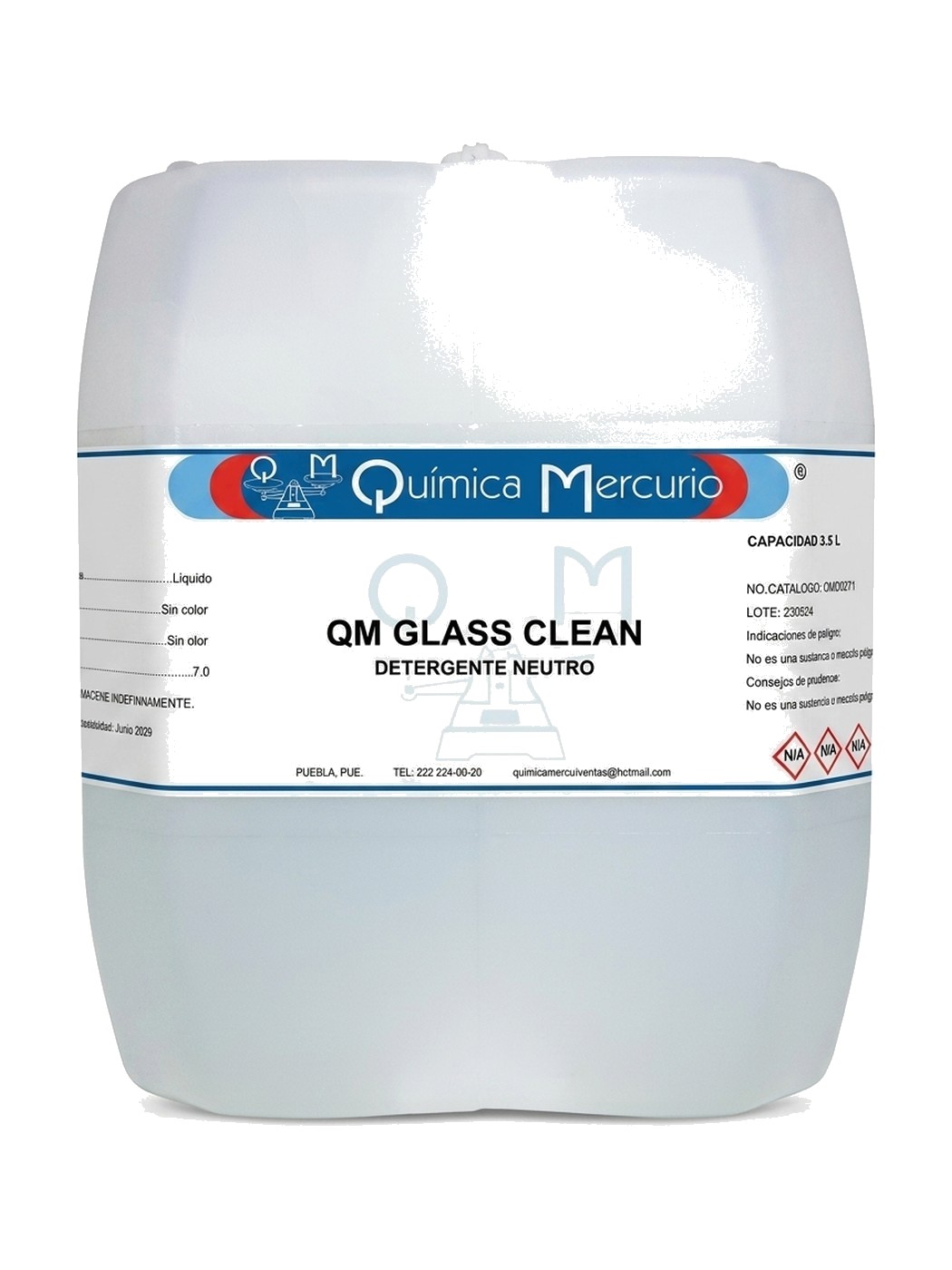 Consumibles Detergente Neutro QM Glass Clean