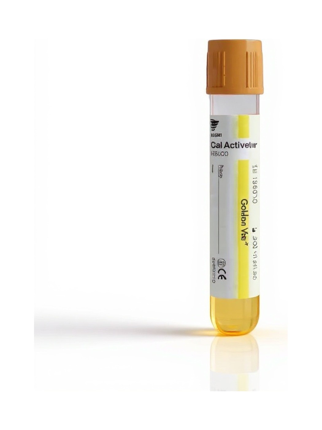 Tubos de muestra Amarillo — Gel + Activador