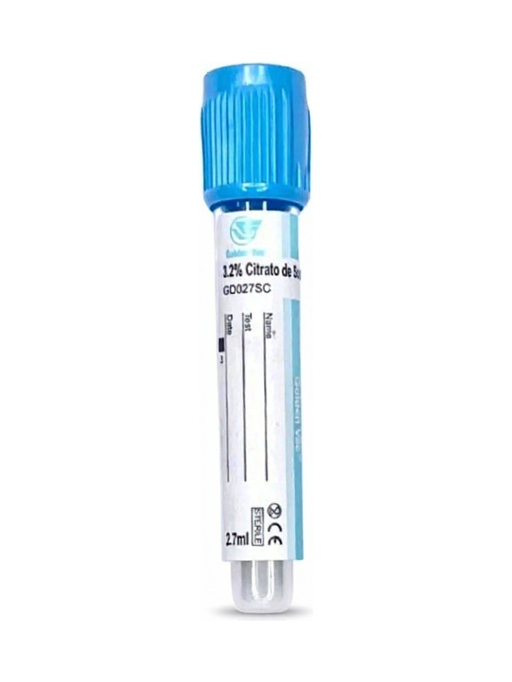 Tubos de muestra Azul — Citrato de sodio
