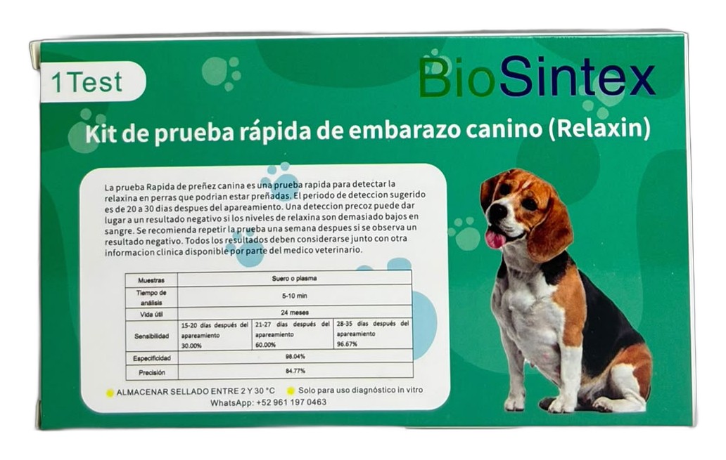 Kit de Embarazo Canino (Relaxin)